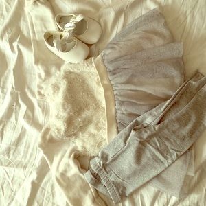 Dress, leggings & shoes. Worn once.